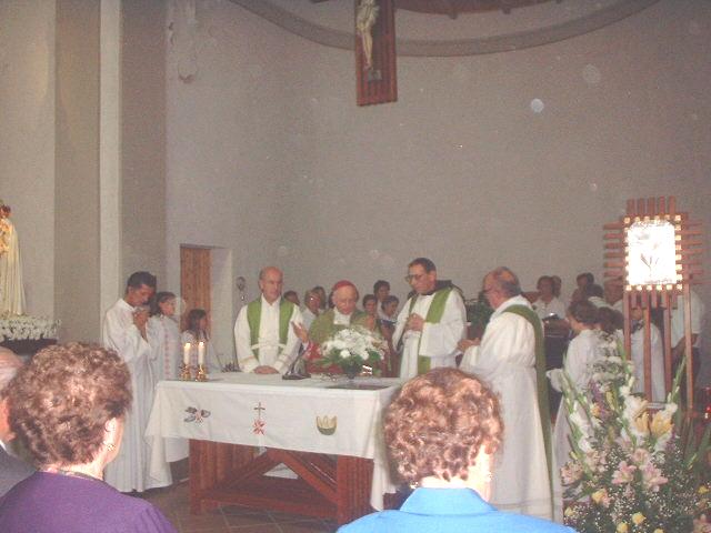 il vescovo Gibertini celebra la S.MESSA