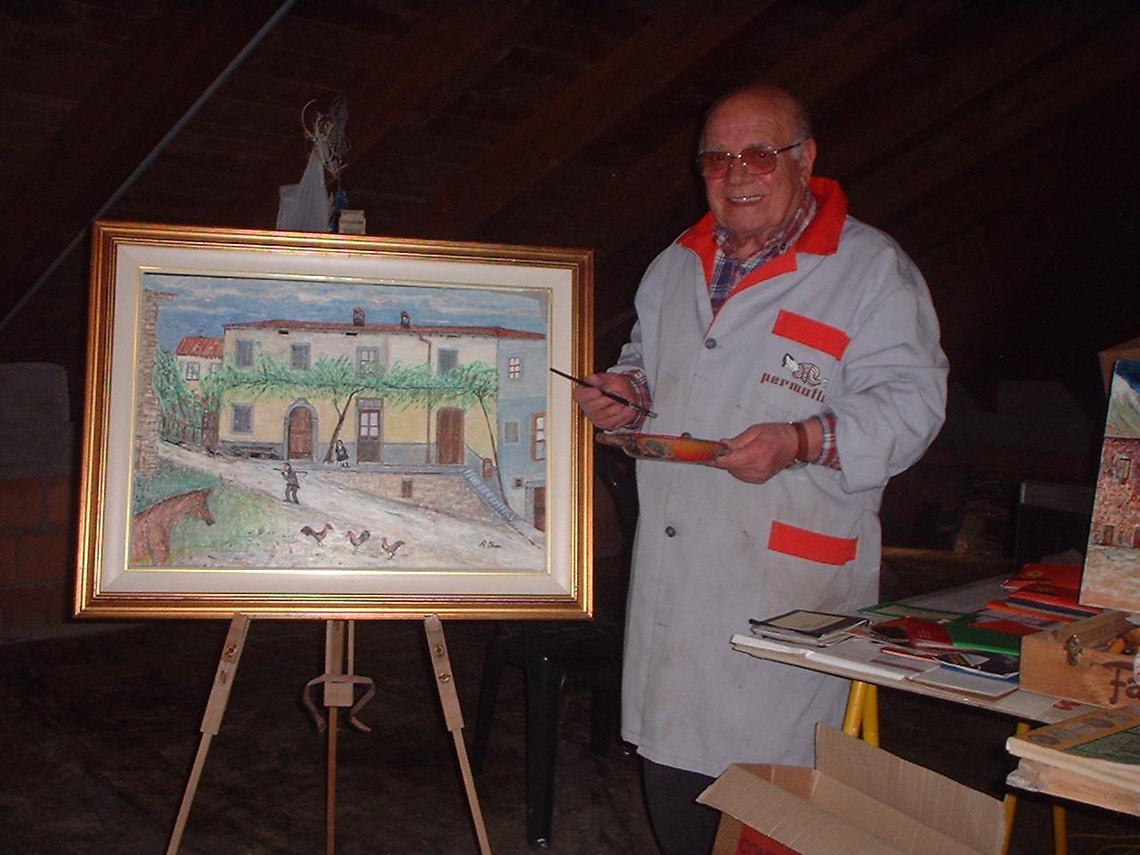l'Artista e la casa paterna di Costabona